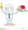 agent-immobilier-tenant-la-maison-de-clé-et-de-modèle-38831433.jpg